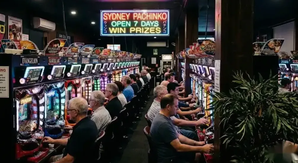 Classic pachinko hall